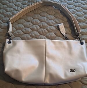 Lug Half Plunge In Metallic Champagne Satin Luxe